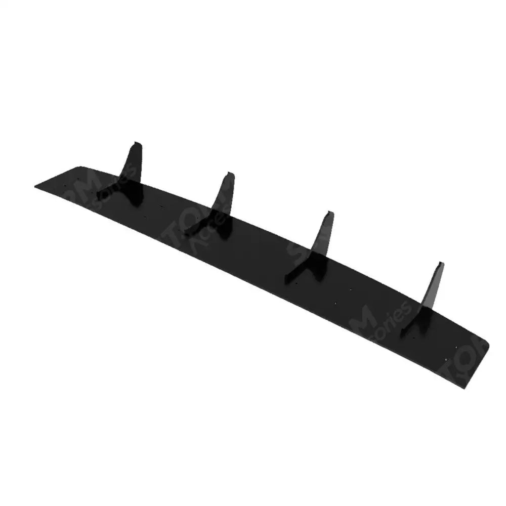 Rear Blade Diffuser In Gloss Black For Audi Q8 S-line 2018 On