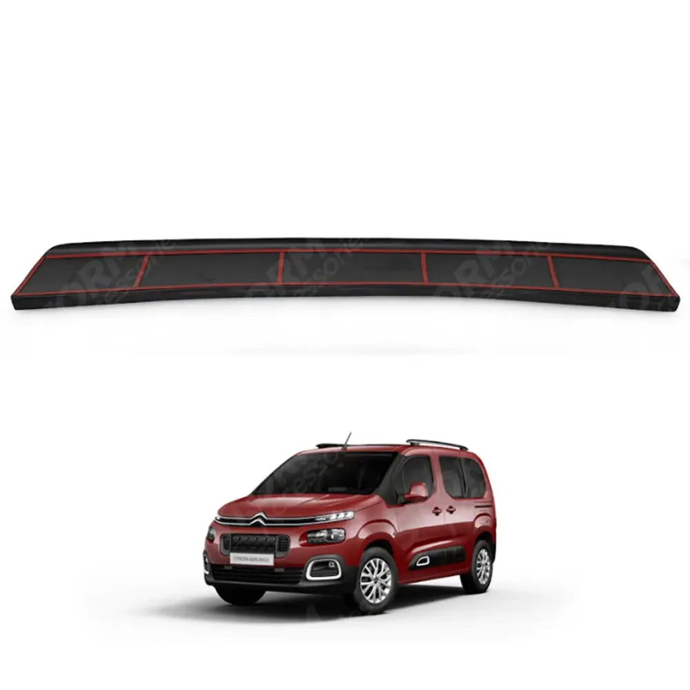 Rear Bumper Protector Black For Citroen Berlingo 2018 On