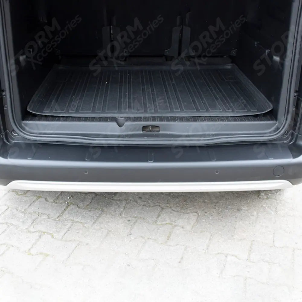 Rear Bumper Protector Black For Citroen Berlingo 2018 On
