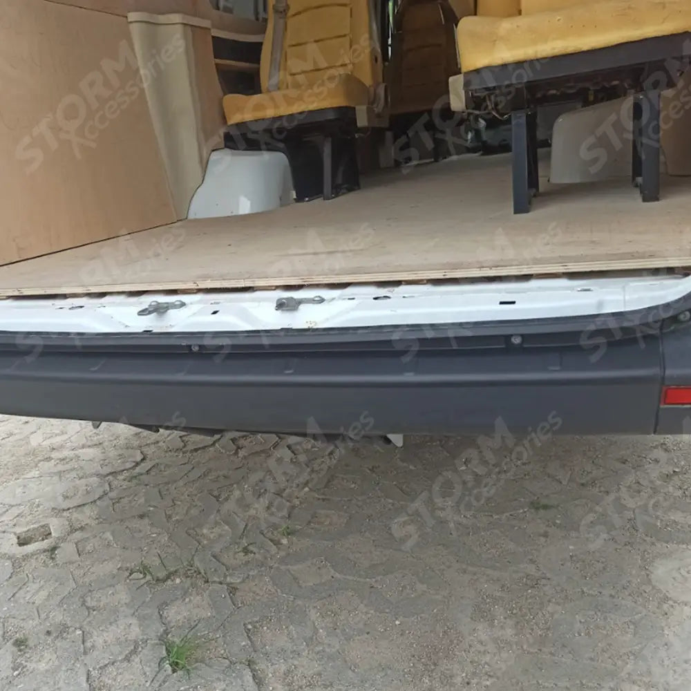 Rear Bumper Protector Cover In Black For Mercedes Sprinter 2018 On
