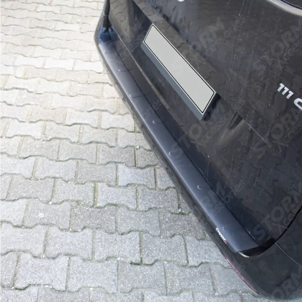 Rear Bumper Protector Cover In Black For Mercedes Vito W447 2014 On