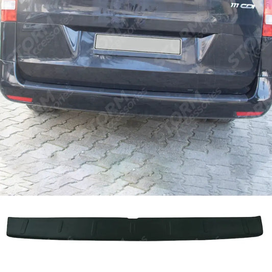 Rear Bumper Protector Cover In Black For Mercedes Vito W447 2014 On