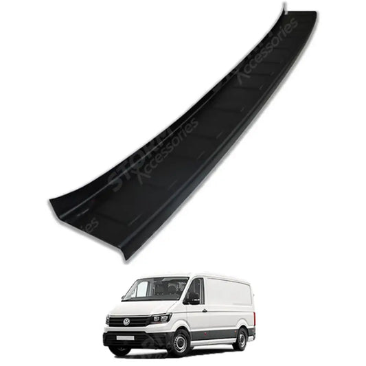 Rear Bumper Protector Cover In Black For VW Crafter 2018 On