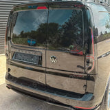 Rear Bumper Protector In Black For Vw Caddy Mk5 2020+