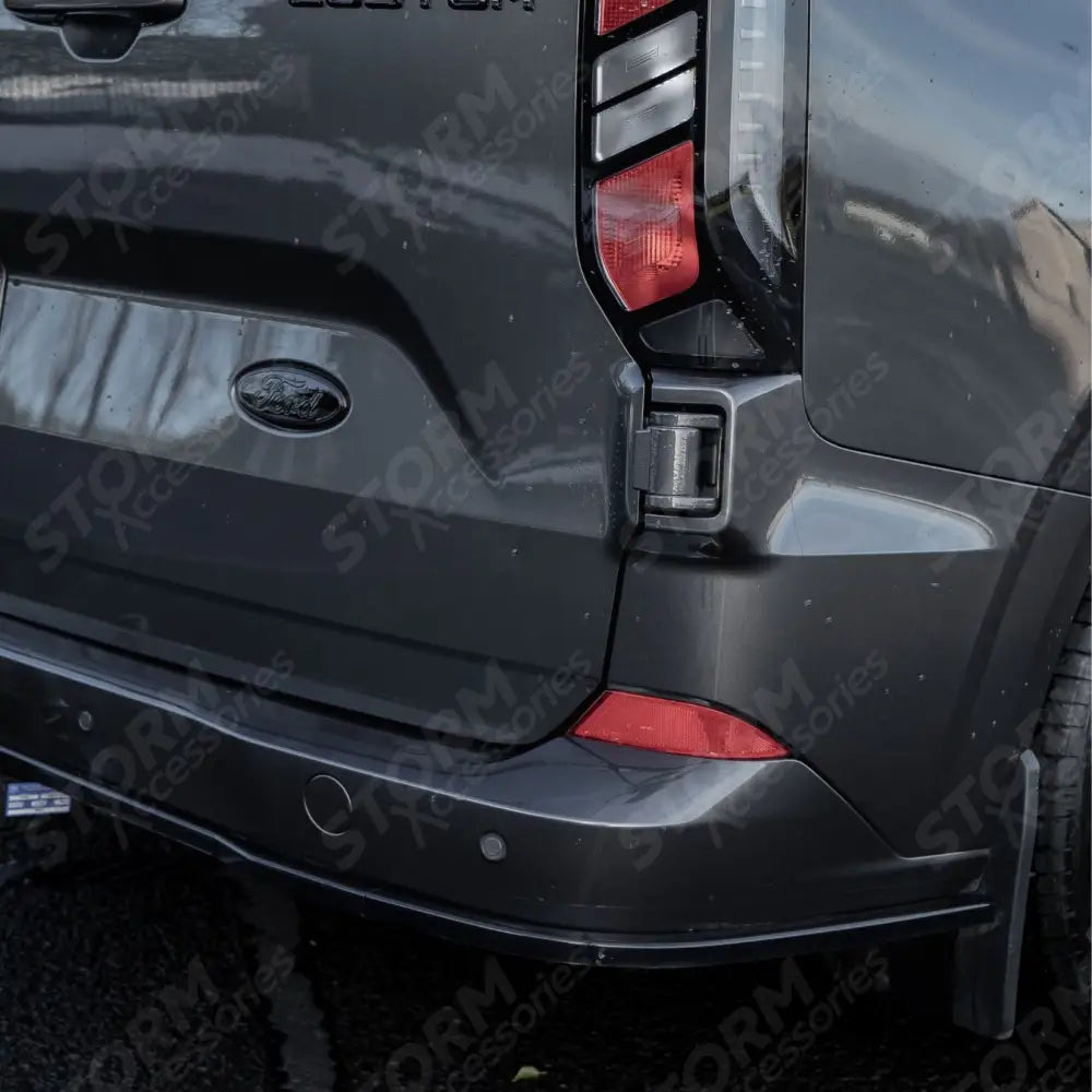 Rear Bumper Splitter In Gloss Black 3 Piece For Ford Transit Custom MK2 2024 on