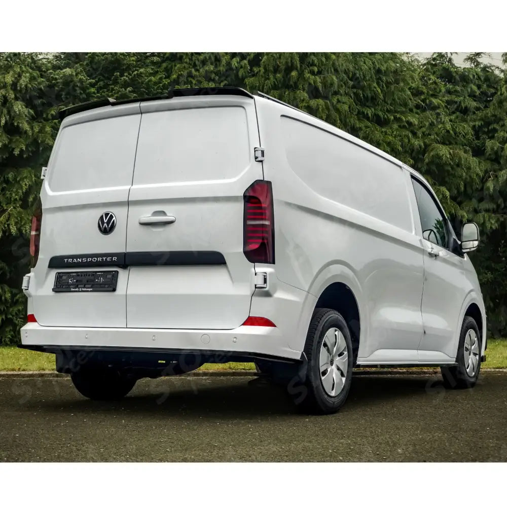 Rear Bumper Splitter In Gloss Black For Volkswagen Transporter T7 2025+