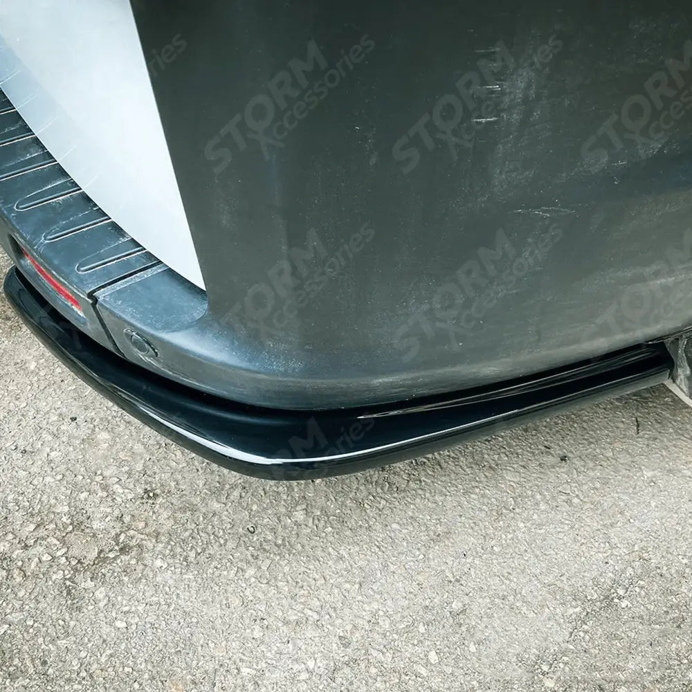 Rear Bumper Splitters In Gloss Black For Ford Transit Custom 2012-2023