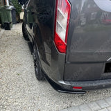 Rear Bumper Splitters In Gloss Black For Ford Transit Custom 2012-2023