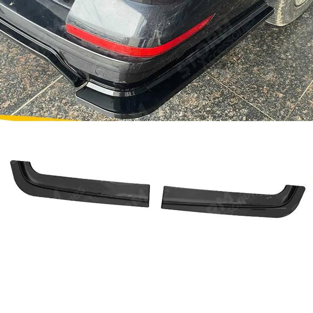Rear Bumper Splitters In Gloss Black For Volkswagen Transporter T6 2015-2019