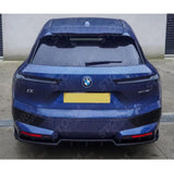 Rear Center Splitter (2PCS) In Gloss Black For BMW IX M-Pack I20 2021+