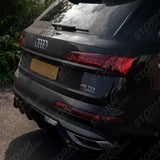 Rear Diffuser in Gloss Black For Audi Q7 S-line 2019+