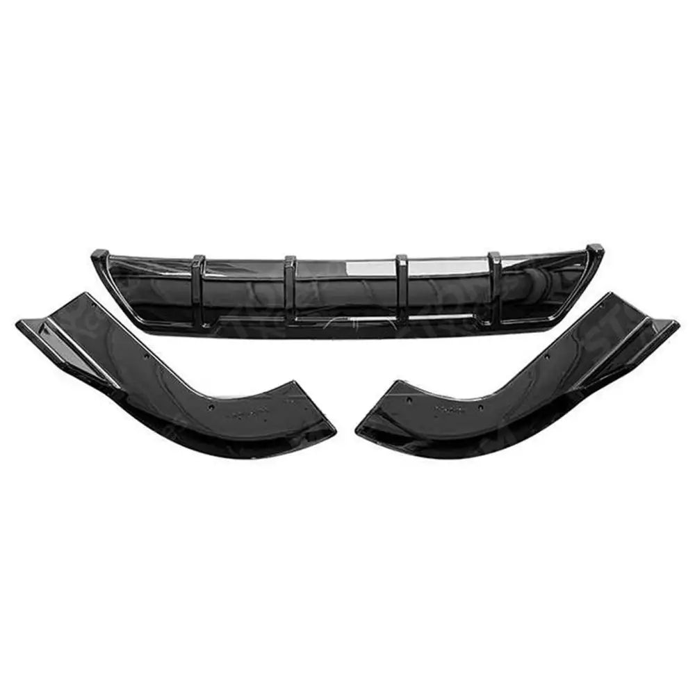 Rear Diffuser in Gloss Black For Audi Q7 S-line 2019+ - Diffuser