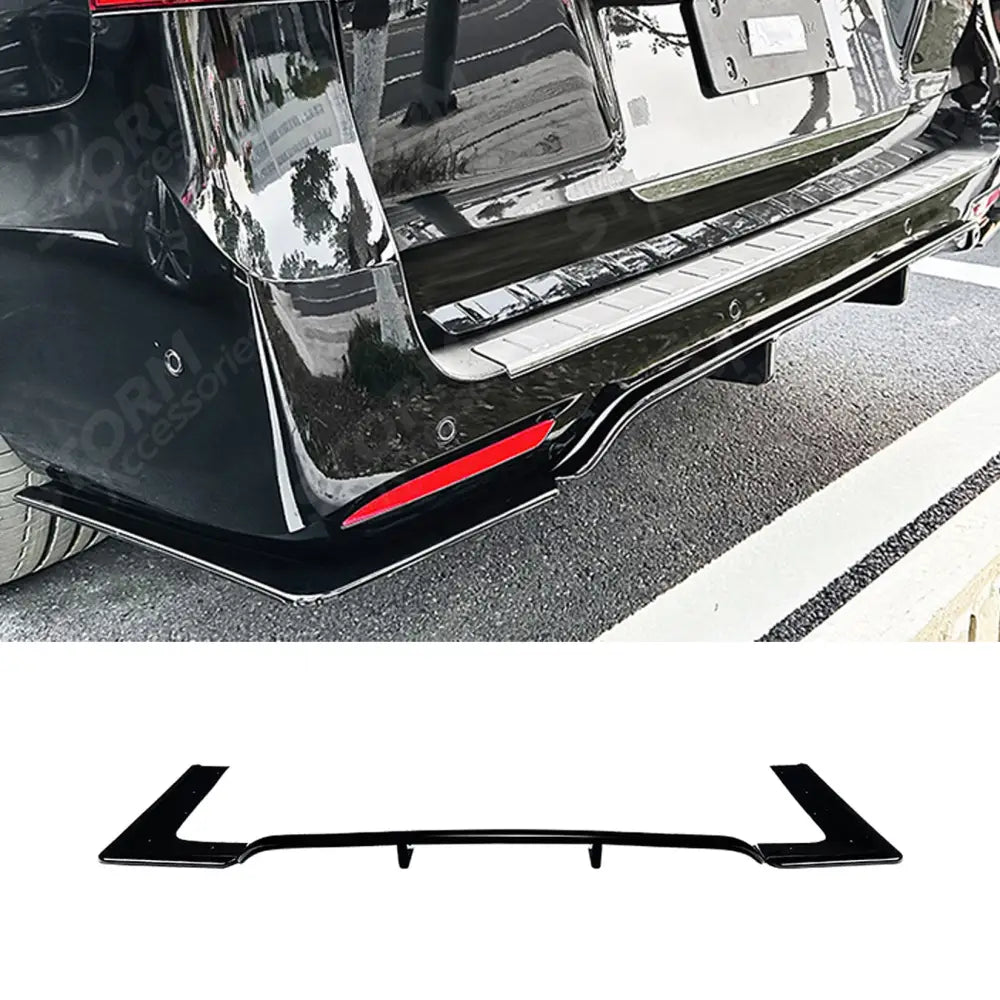 Rear Diffuser in Gloss Black For Mercedes Vito W447 Amg LINE Pre Facelift 2016-2023