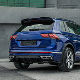 Rear Diffuser In Gloss Black For VW Tiguan R-Line 2020-2024