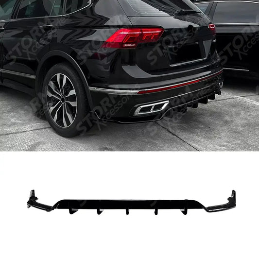 Rear Diffuser & Side Splitters For Volkswagen Tiguan MK2.5 2021-2023 R-Line