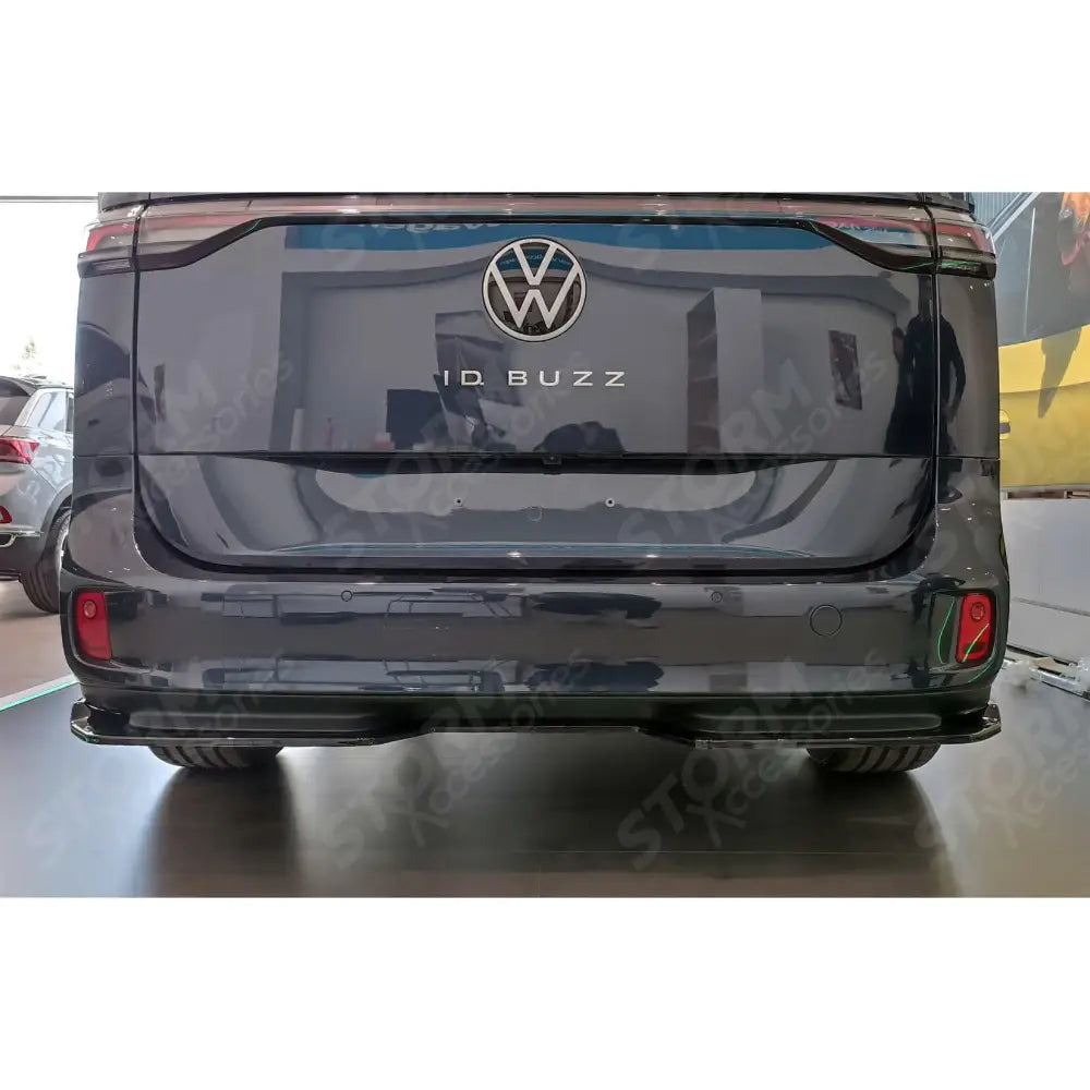 Rear Diffuser Splitter In Gloss Black For Vw Id Buzz 2021+
