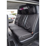 Rear Seat Covers Black For Peugeot Expert Van 2016 On