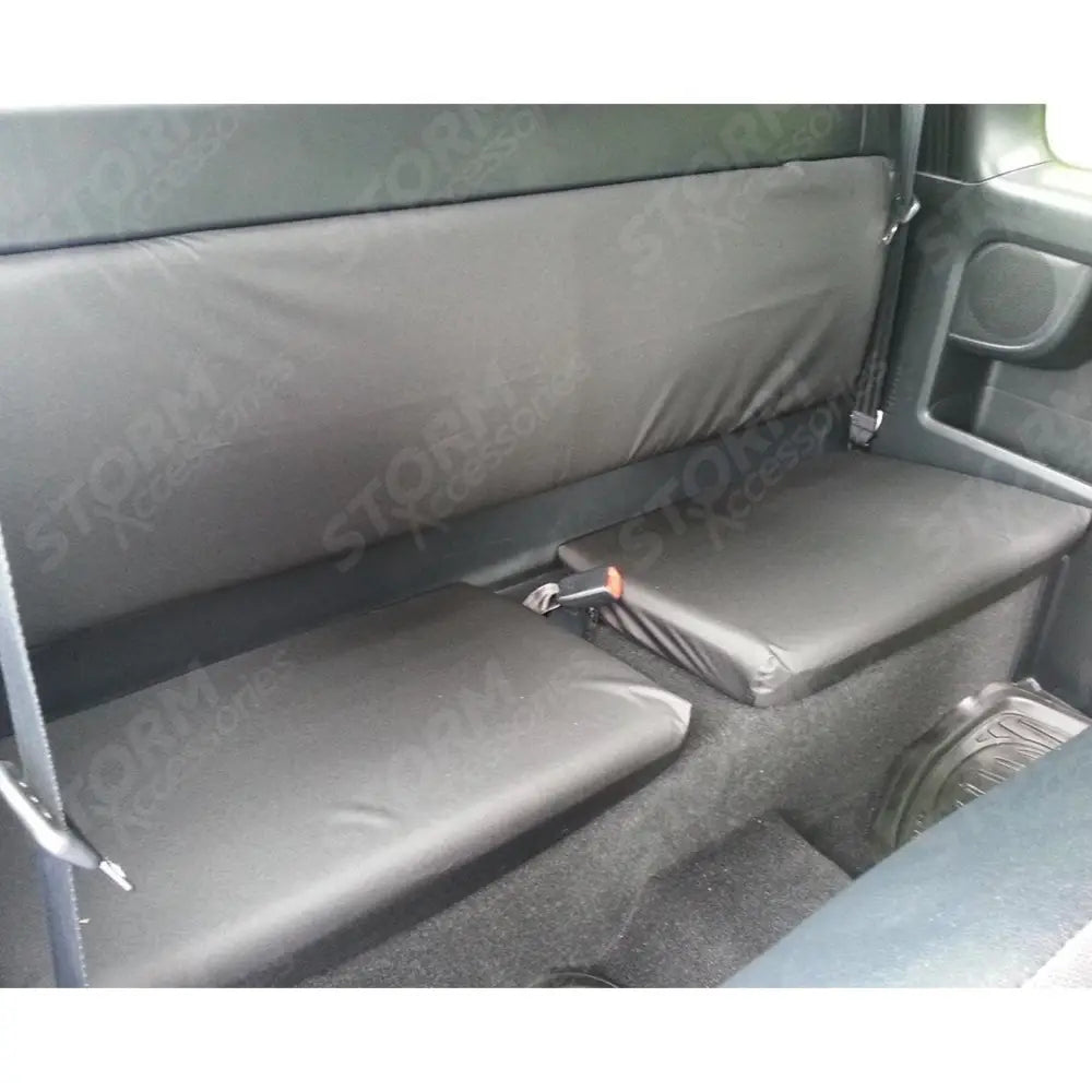 Rear Seat Covers Black For Toyota Hilux 2005-2016 Extra Cab