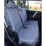 Rear Seat Covers Grey 5 Door For Toyota Land Cruiser - Landcruiser Lc150 - 2009 On