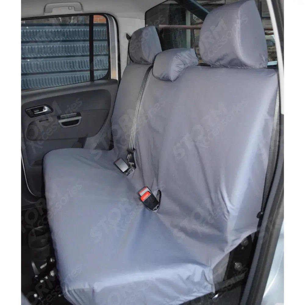 Rear Seat Covers Grey For Vw Amarok 2011-2022