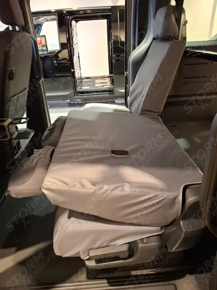 Rear Seat Covers in Grey for Kia PV5 Passenger 2025+ - Seat Covers
