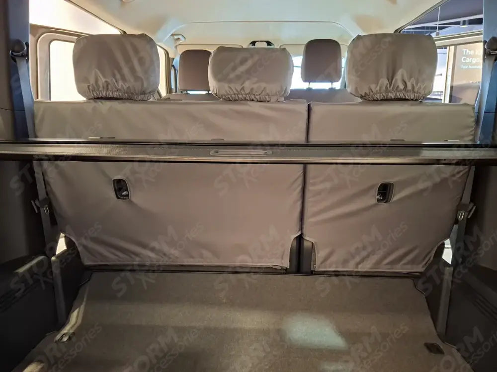 Rear Seat Covers in Grey for Kia PV5 Passenger 2025+ - Seat Covers