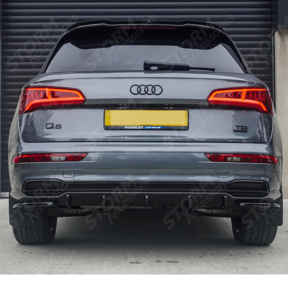 Rear Side Splitters / Audi Q5 S-Line MK2 2017-2020 Rear Side Splitters (2PCS) For Audi SQ5 MK2 2017-2020