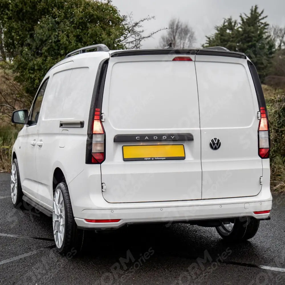 Rear Spoiler Barn Door In Gloss Black For Volkswagen Caddy Mk5 2021+