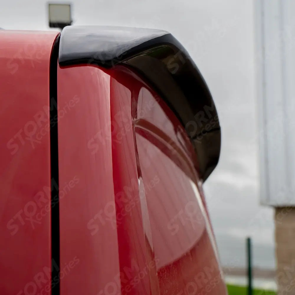 Rear Spoiler (Barn Doors) In Gloss Black For Citroen Berlingo 2008 On
