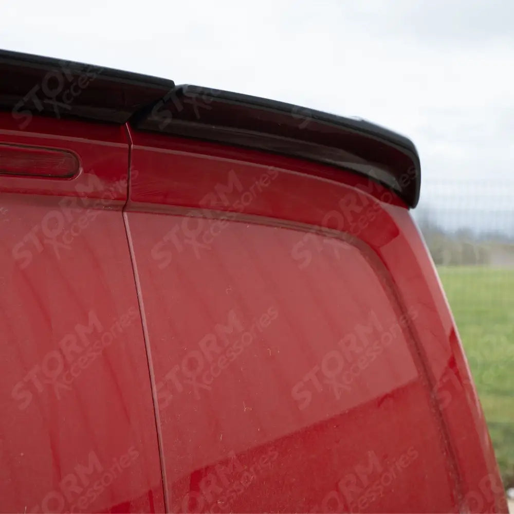 Rear Spoiler (Barn Doors) In Gloss Black For Citroen Berlingo 2008 On