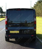 Rear Spoiler (Barn Doors) Unpainted For Renault Trafic - Vauxhall Vivaro - 2014 On
