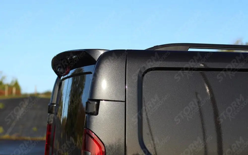 Rear Spoiler (Barn Doors) Unpainted For Renault Trafic - Vauxhall Vivaro - 2014 On