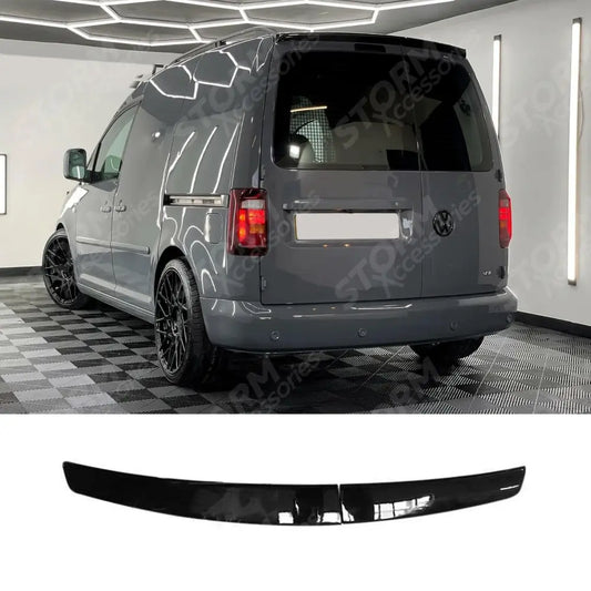 Rear Spoiler Gloss Black For Volkswagen Caddy Barn Door 2005-2020