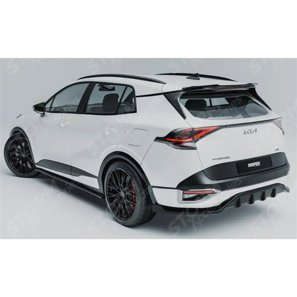 Rear Spoiler In Gloss Black For Kia Sportage MK5 GT Line 2021-2025