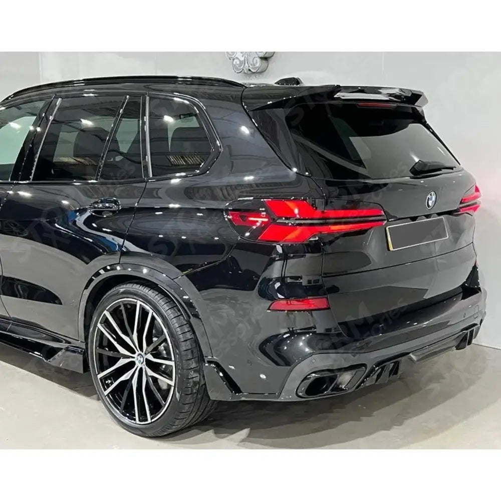 Rear Spoiler Lip In Gloss Black For BMW X5 G05 LCI M Sport 2023+