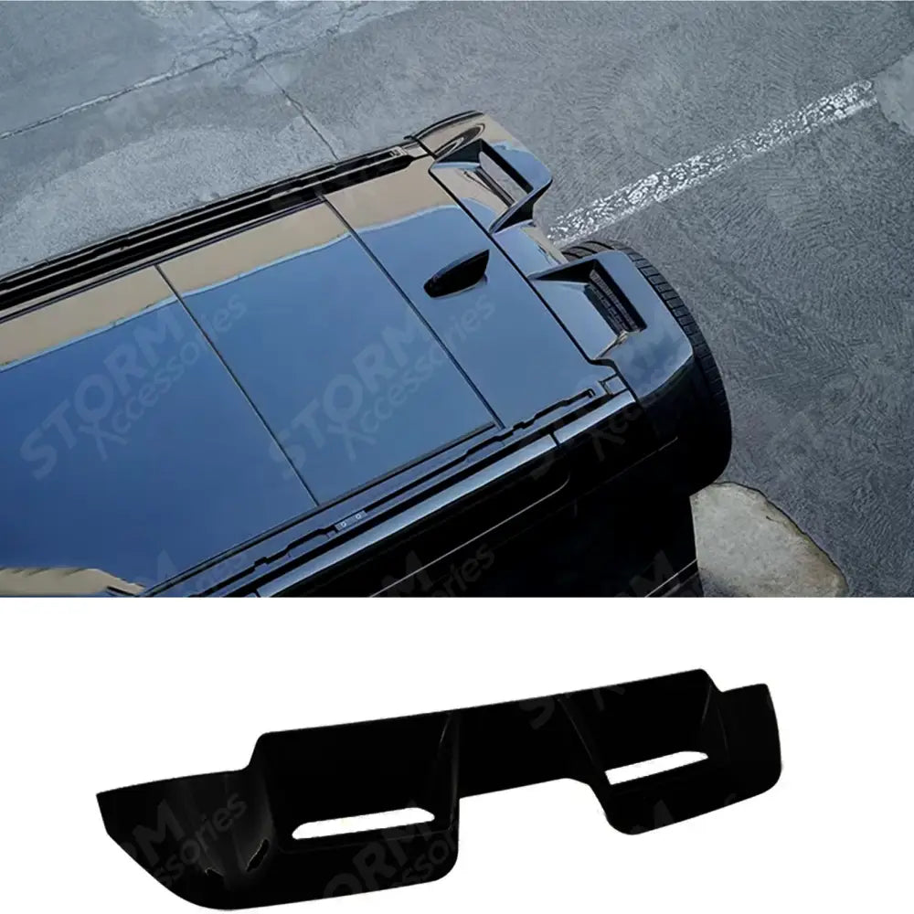 Rear Spoiler V.3 In Gloss Black For Landrover Defender L663 2020 On