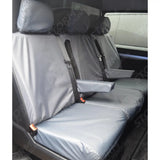 Rear Triple Seat Covers Grey For Citroen Dispatch Van 2016 On