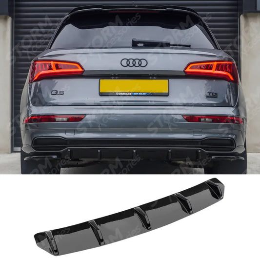 Rear Valance / Audi Q5 S-Line MK2 2017-2020 Rear Valance For Audi SQ5 MK2 2017-2020