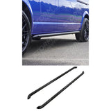 Renault Trafic 2001 On/ Vauxhall Vivaro 2001 -2019 Lwb 2.4 Inch Gloss Black Oe Style Sportline Side Bars - Pair