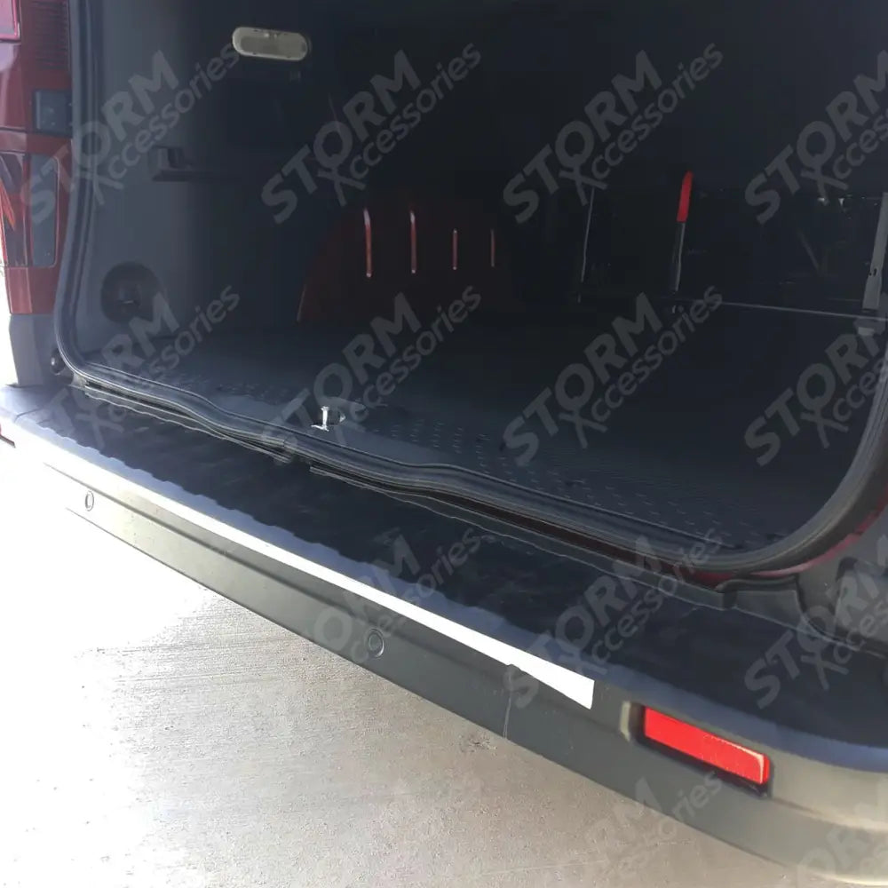 Renault Trafic 2014-2019 Rear Bumper Protector Cover In Black