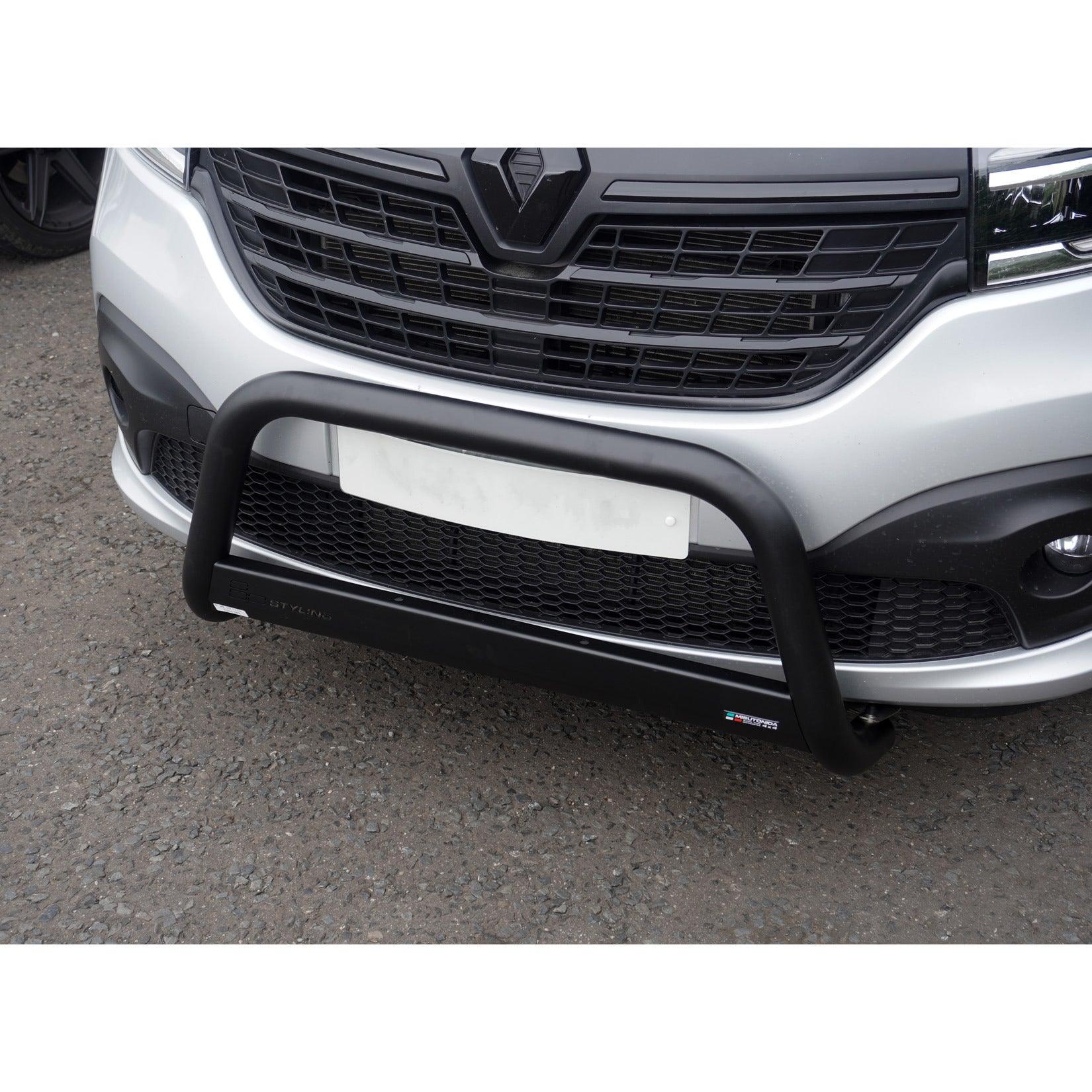 RENAULT TRAFIC 2014 ON MISUTONIDA EU APPROVED FRONT BAR IN BLACK - 63MM - Storm Xccessories2