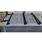 Renault Trafic - Vauxhall Vivaro 2014 On - Ridgerack Roof Rack V2 - 3 Bars Style In Black