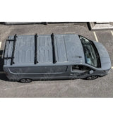 Renault Trafic - Vauxhall Vivaro 2014 On - Ridgerack Roof Rack V2 - 3 Bars Style In Black