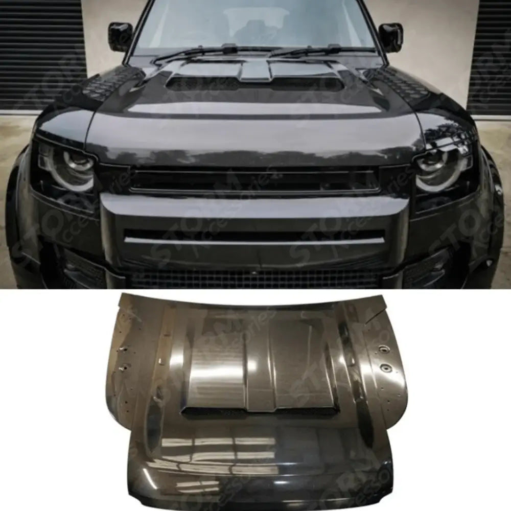 Replacement Bonnet Genuine Carbon Fibre For Land Rover Defender L663 2020 On
