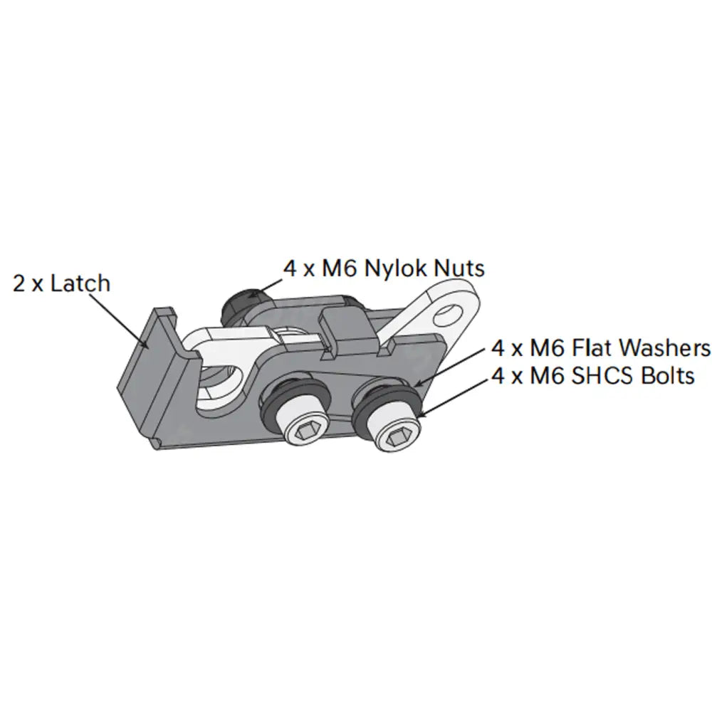 Replacement Egr Aluminium Tonneau Cover Latch Kit