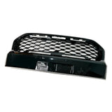 Replacement Grill With LED'S In Gloss Black - Mesh Style For Ranger T6 2016-2019