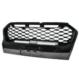 Replacement Grill With LED'S In Gloss Black - Mesh Style For Ranger T6 2016-2019