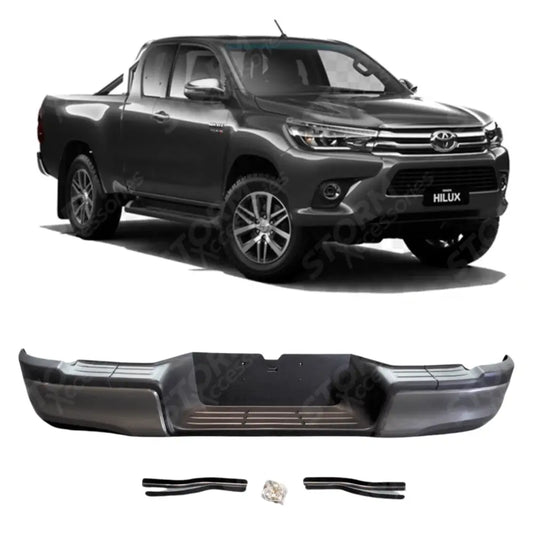Replacement Rear Bumper Grey For Toyota Hilux 2016-2026