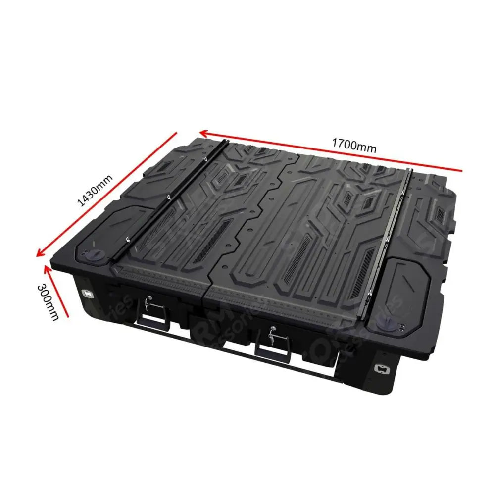 Ridge Bed Integrated Drawer System For Ford Ranger Dc 2023+