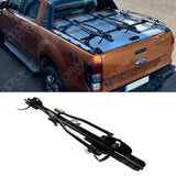 Ridge Carrier Lockable Bike Rack In Black